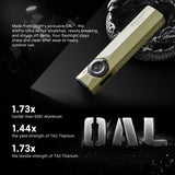 Olight ArkPro Ultra | torcia EDC piatta 4-in-1 | 1.700 lm - Olive Green