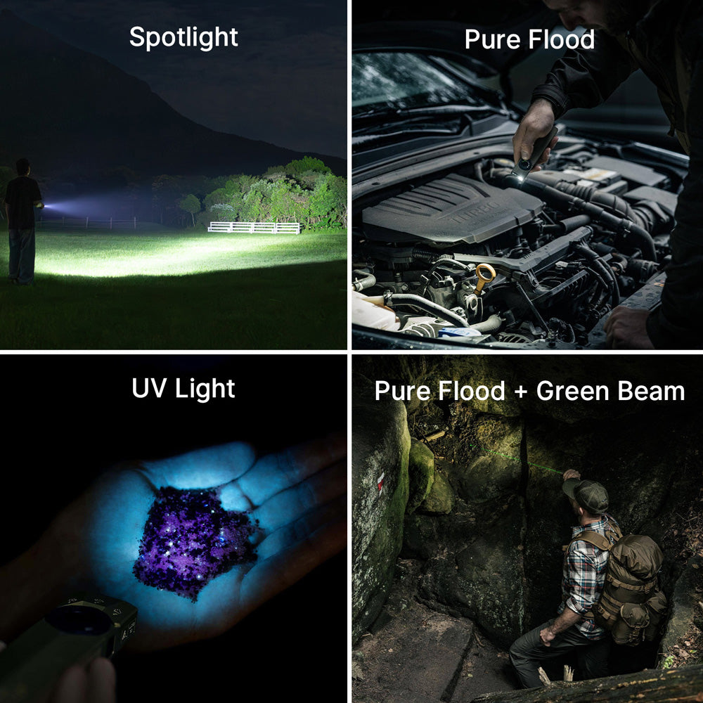 Olight ArkPro Ultra | torcia EDC piatta 4-in-1 | 1.700 lm - Olive Green