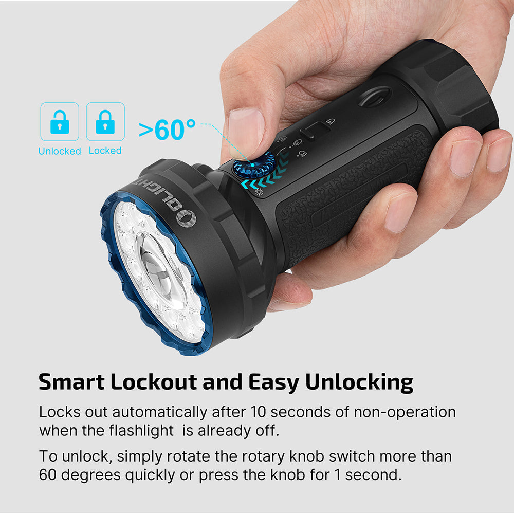 Olight Marauder 2 Mini | potente torcia ricaricabile | 10.000 lm