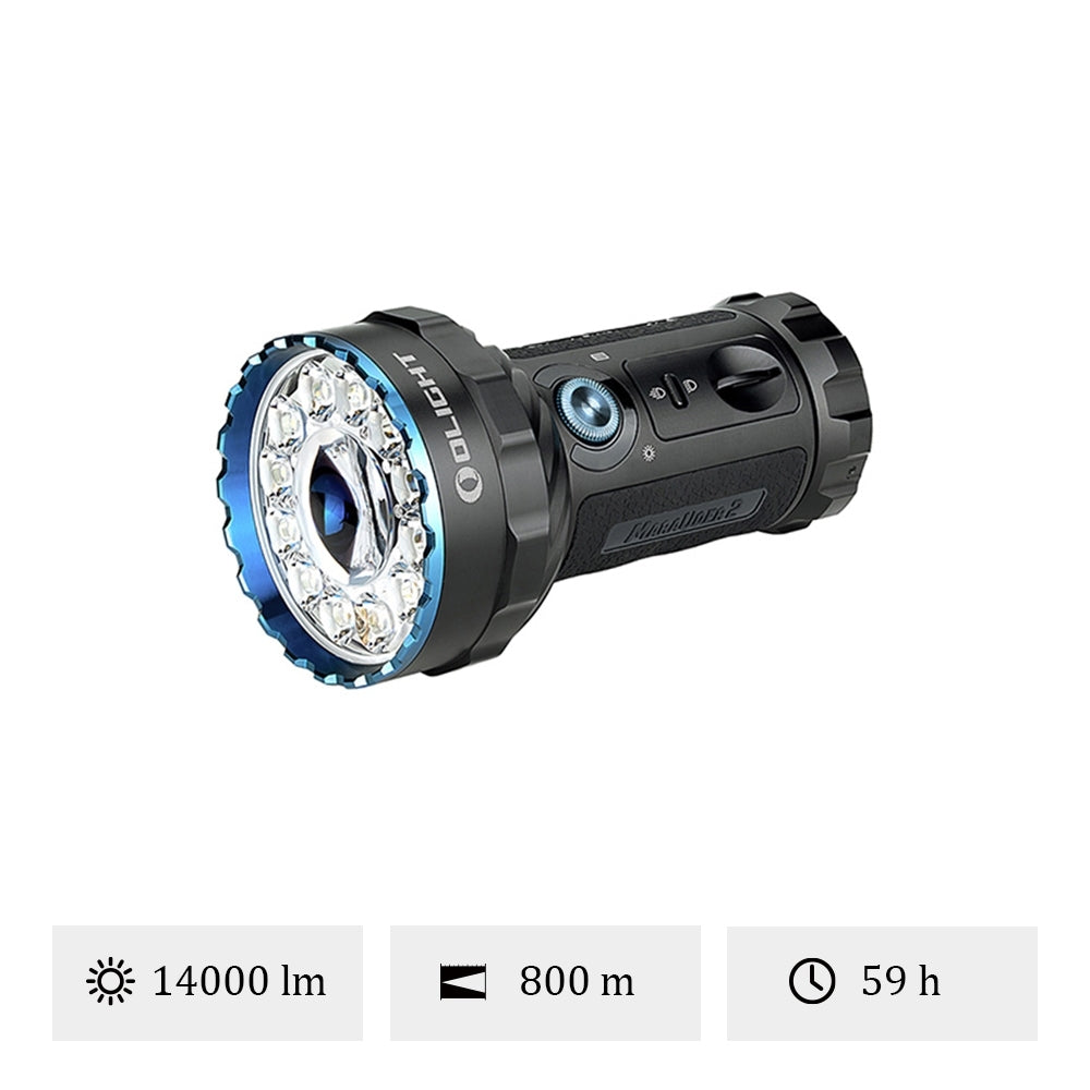 Olight Marauder 2 | torcia ricaricabile ultra potente | 14.000 lm