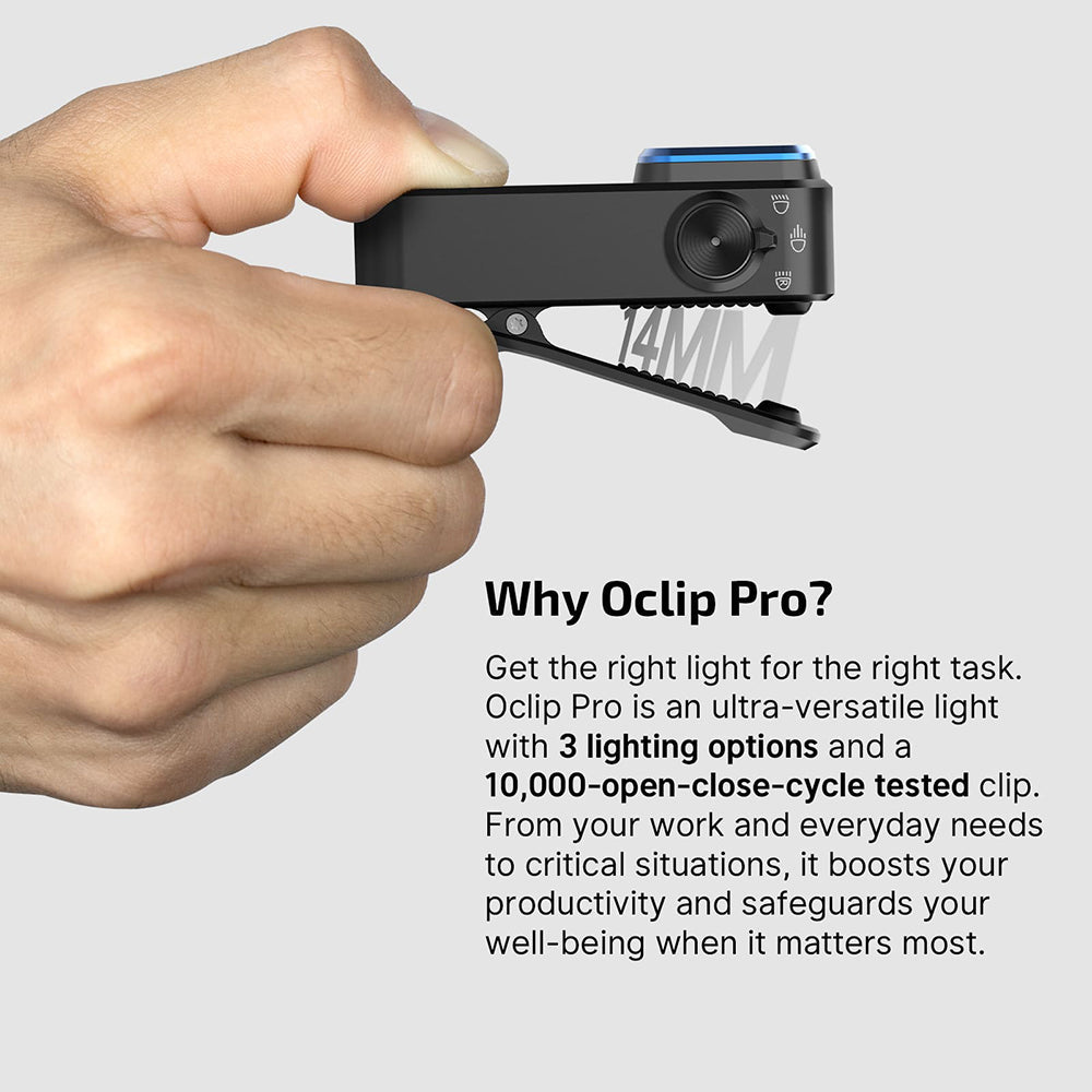 Olight Oclip Pro | torcia a clip multifunzione | 500 lm