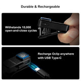 Olight Oclip | luce clip EDC ricaricabile | 300 lm - Nero