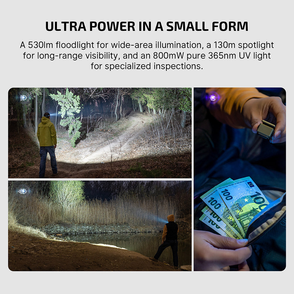 Olight Oclip Ultra | luce EDC 3-in-1 con clip | 530 lm - Olive Green