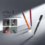 Olight O’Pen 3 | penlight multifunzione | 120 lm + laser verde - Nero