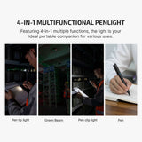 Olight O’Pen 3 | penlight multifunzione | 120 lm + laser verde - Nero
