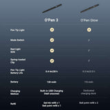 Olight O’Pen 3 | penlight multifunzione | 120 lm + laser verde - Nero