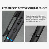 Olight O’Pen 3 | penlight multifunzione | 120 lm + laser verde - Nero