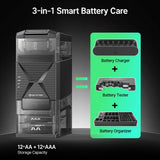 Olight Ostation 2 | caricabatterie intelligente AA/AAA | 3-in-1