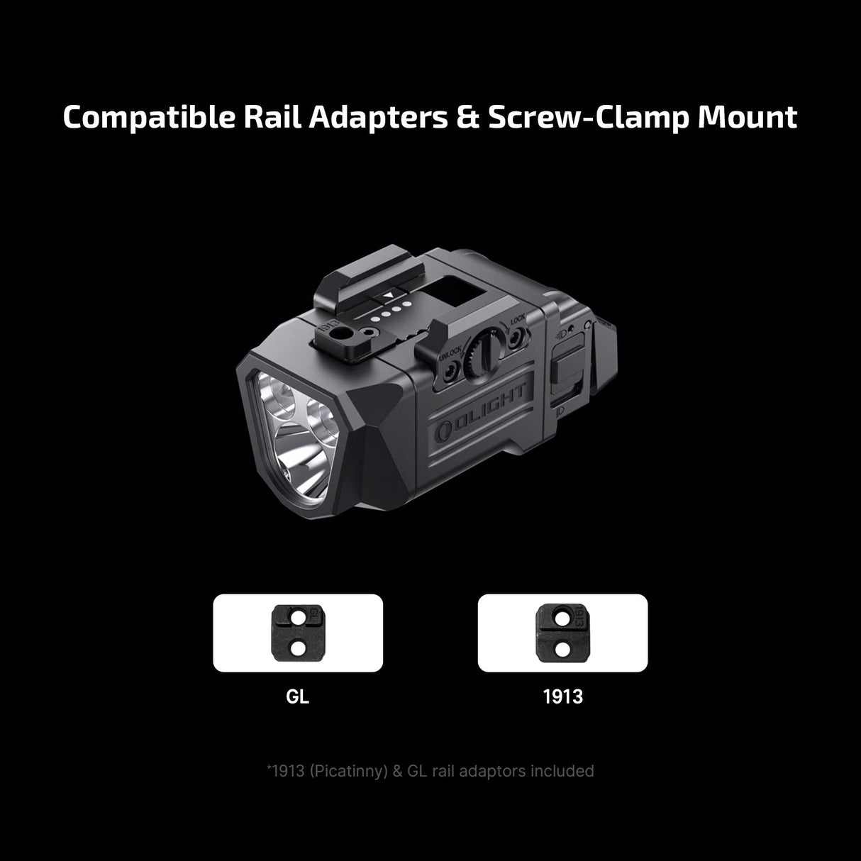 Olight PL X | luce per pistola | 1.200 lm
