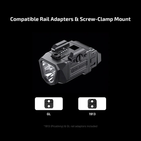 Olight PL X | luce per pistola | 1.200 lm