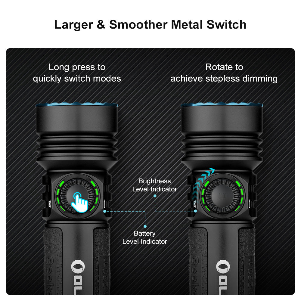 Olight Seeker 4 Pro | torcia ad alta potenza | 4.600 lm