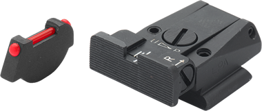 Ruger P91 - P97 mire regolabili | fibra ottica