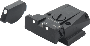 Ruger P91 - P97 mire regolabili | punti bianchi