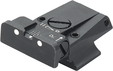 Smith & Wesson [645 745] tacca di mira regolabile | punti bianchi