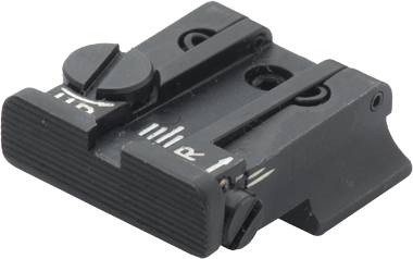 Smith & Wesson [Cal. 9 Cal. 40 3rd Gen & 1911E Cal. 45] tacca di mira regolabile | blank