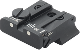 Smith & Wesson [Cal. 9 Cal. 40 3rd Gen & 1911E Cal. 45] tacca di mira regolabile | punti bianchi