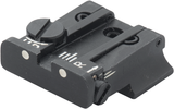 Smith & Wesson [Cal. 9 Cal. 40 3rd Gen & 1911E Cal. 45] tacca di mira regolabile | punti bianchi