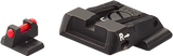 Smith & Wesson M&P mire regolabili | fiber optic