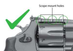 Smith & Wesson revolver [686 629 19 66 586 & other] red dot ready mire regolabili | fibra ottica