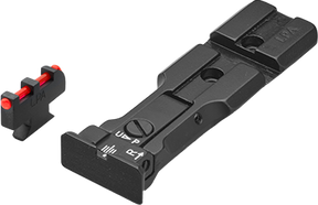 Smith & Wesson revolver [686 629 19 66 586 & other] red dot ready mire regolabili | fibra ottica
