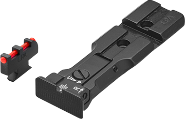 Smith & Wesson revolver [686 629 19 66 586 & other] red dot ready mire regolabili | fibra ottica