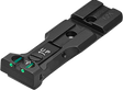 Smith & Wesson revolver [686 629 19 66 586 & other] red dot ready tacca di mira regolabile | fiber optic