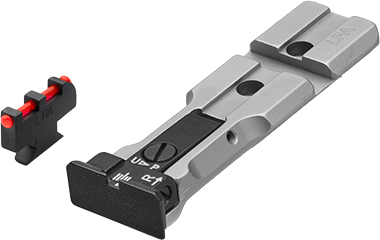 Smith & Wesson revolver [686 629 19 66 586 & other] red dot ready mire regolabili | fibra ottica